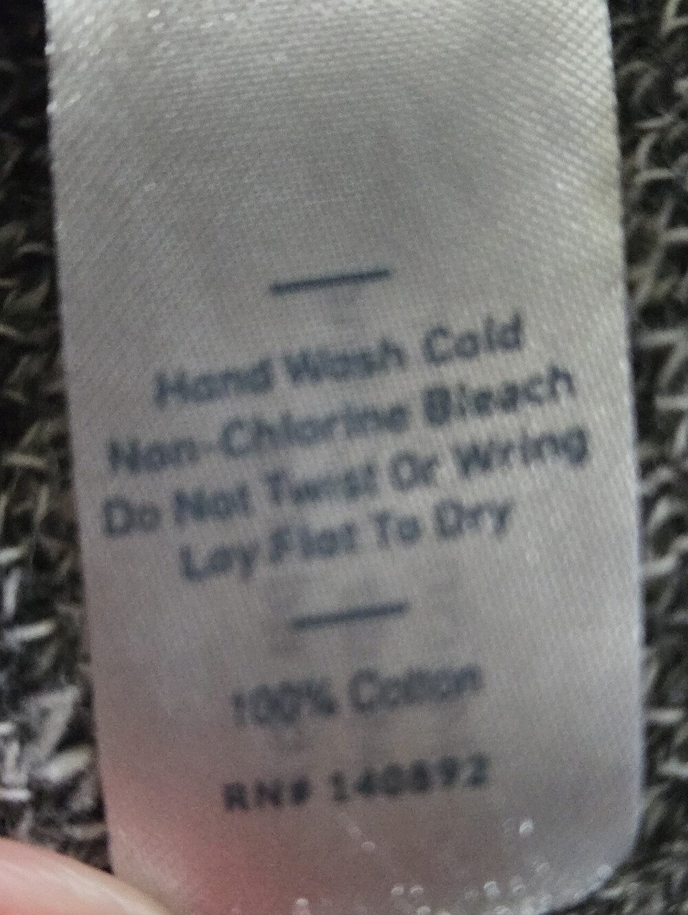 Marine Layer Gray Marled Open Front Cardigan Sweater 100% Cotton- M#22 - Picture 5 of 7